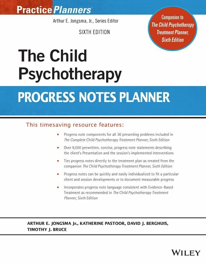 The Child Psychotherapy Progress Notes Planner main product photo