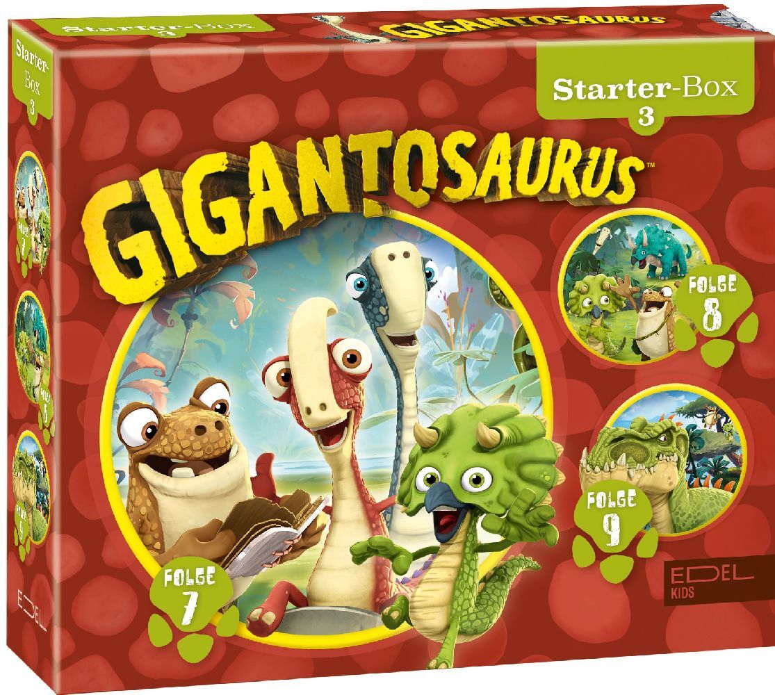 Gigantosaurus - Starter-Box. Box.3, 3 Audio-CD main product photo