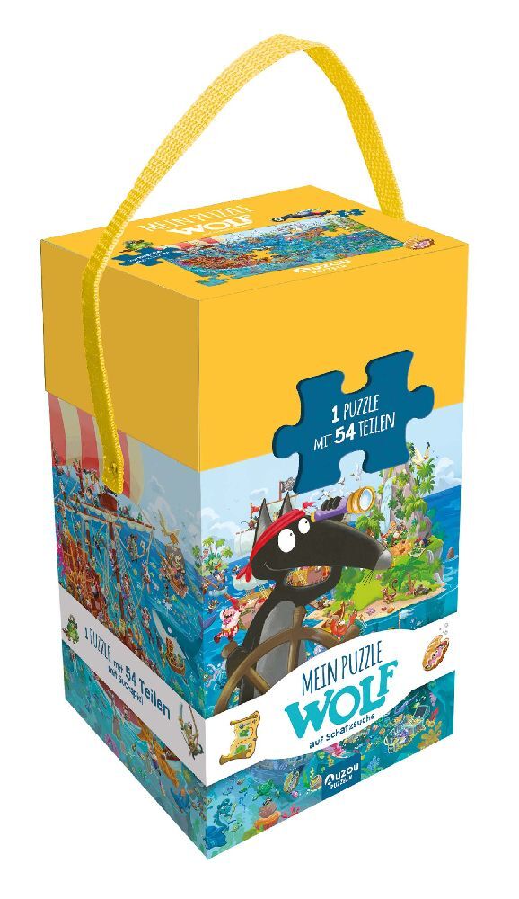 Mein Puzzle - Wolf auf Schatzsuche main product photo
