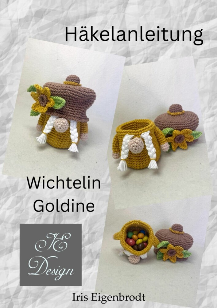 Häkelanleitung Wichtelin Goldine main product photo