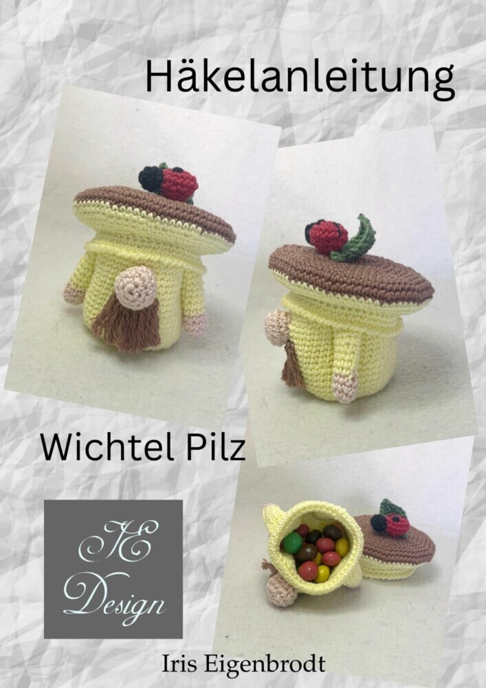 Häkelanleitung Wichtel Pilz main product photo