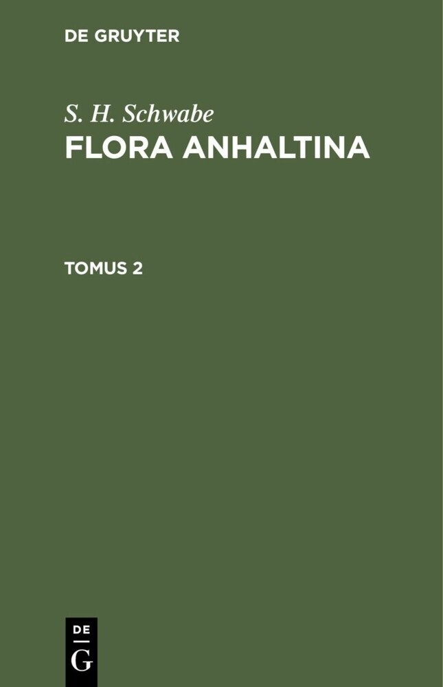 S. H. Schwabe: Flora Anhaltina. Tomus 2 main product photo