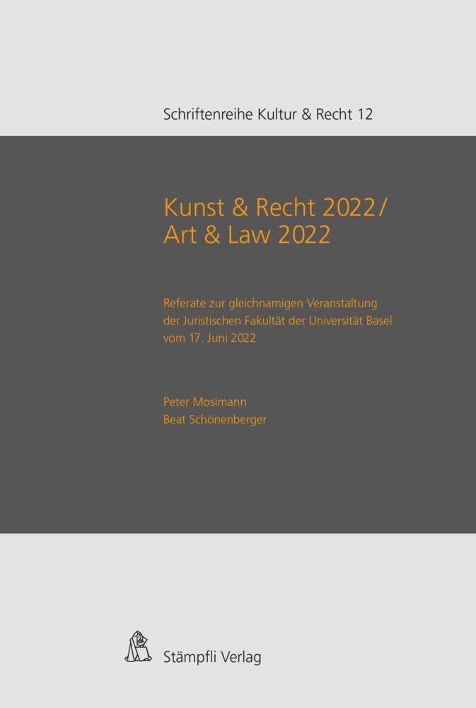 Kunst & Recht 2022 / Art & Law 2022 main product photo