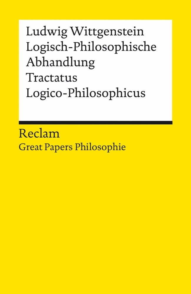 Logisch-Philosophische Abhandlung. Tractatus Logico-Philosophicus main product photo