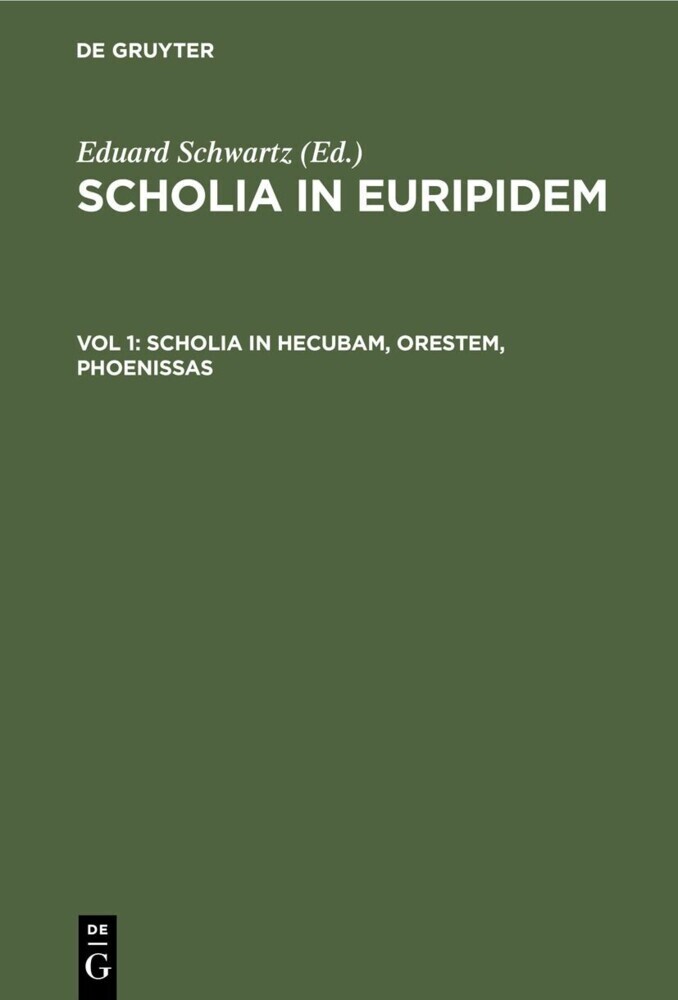 Scholia in Hecubam, Orestem, Phoenissas main product photo