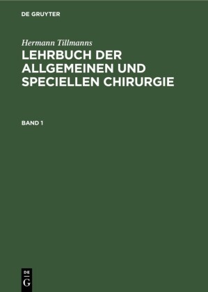 Lehrbuch der allgemeinen Chirurgie