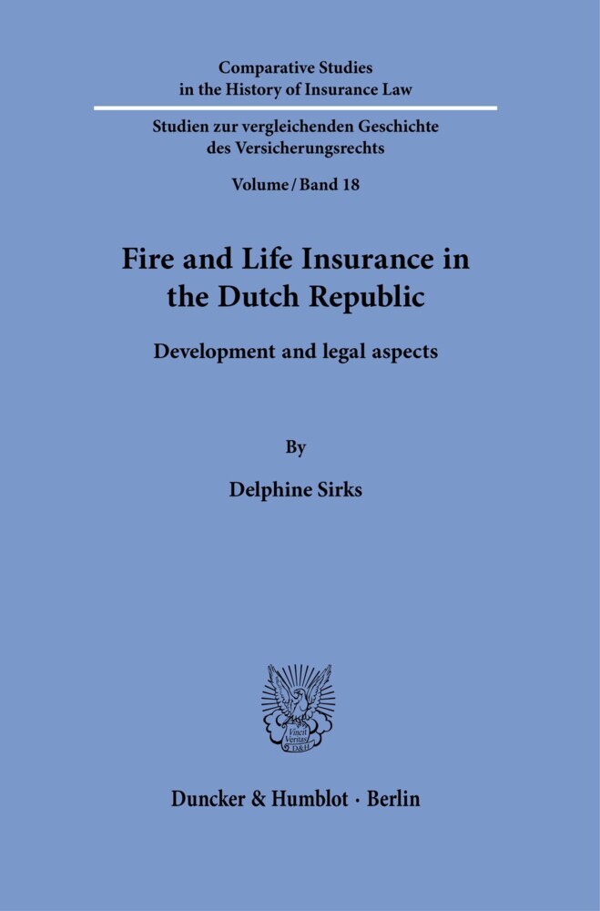Fire and Life Insurance in the Dutch Republic. main product photo