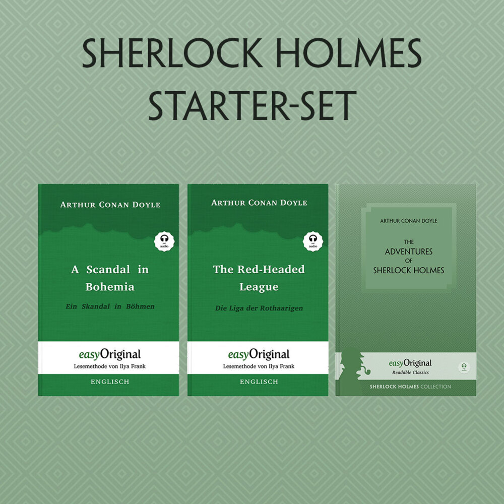The Adventures of Sherlock Holmes (mit Audio-Online) - Starter-Set, m. 1 Audio, m. 1 Audio, 3 Teile main product photo