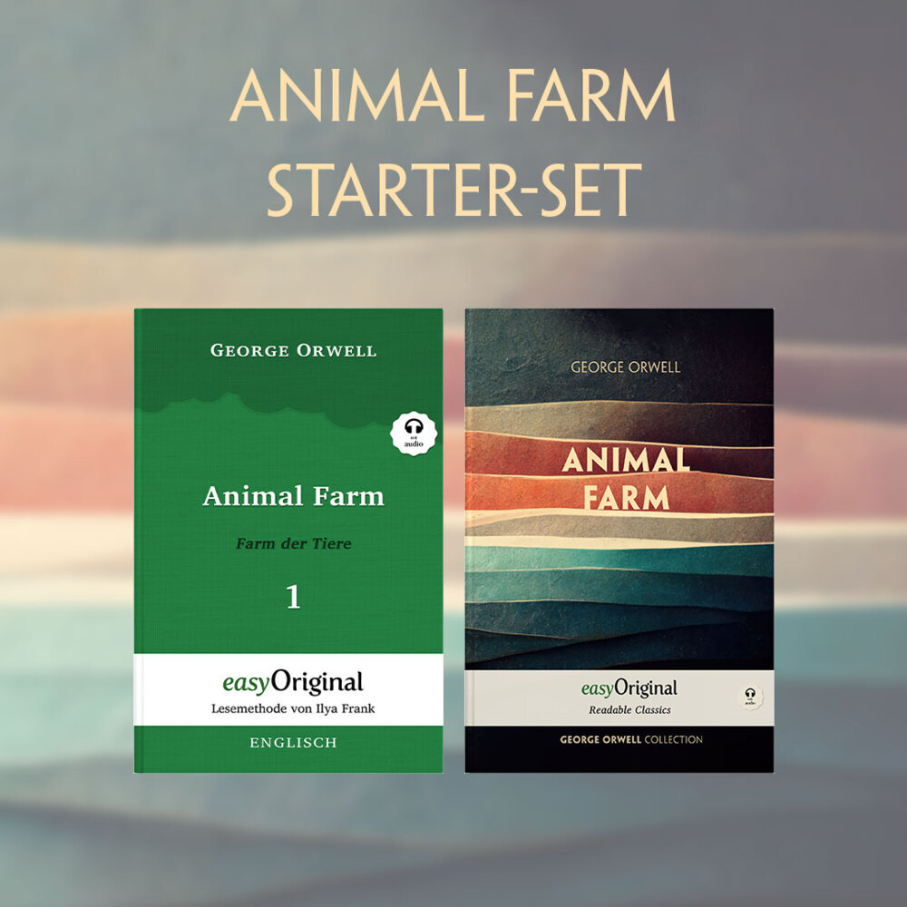 Animal Farm / Farm der Tiere (mit Audio-Online) - Starter-Set, m. 1 Audio, m. 1 Audio, 2 Teile main product photo