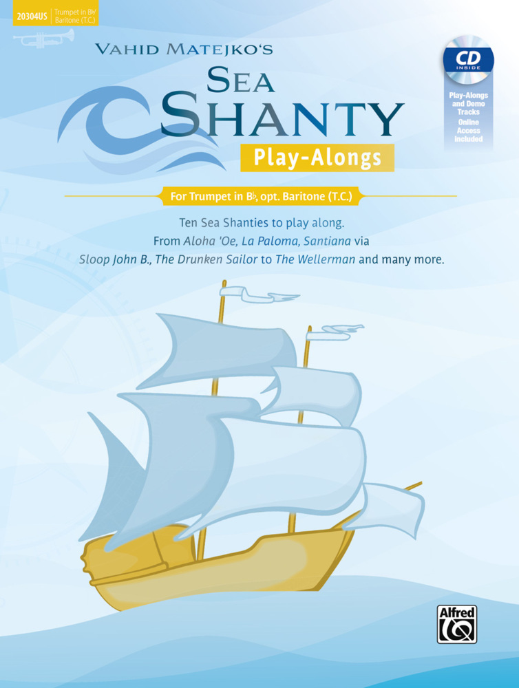 Sea Shanty Play-Alongs for Trumpet, opt. Baritone T.C. in Bb main product photo