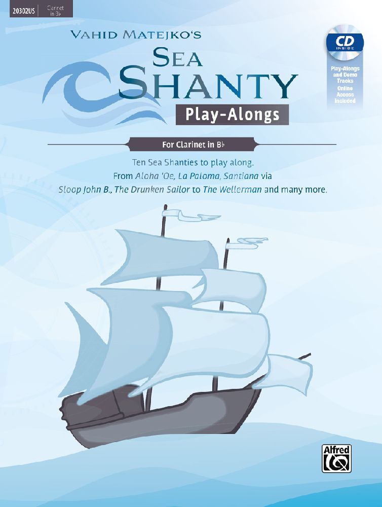 Sea Shanty Play-Alongs for Clarinet in Bb main product photo