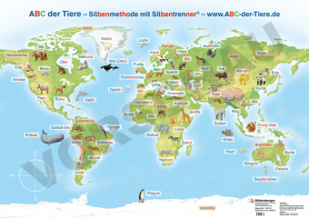ABC der Tiere 1 Neubearbeitung - Poster zu den Ankerbildern