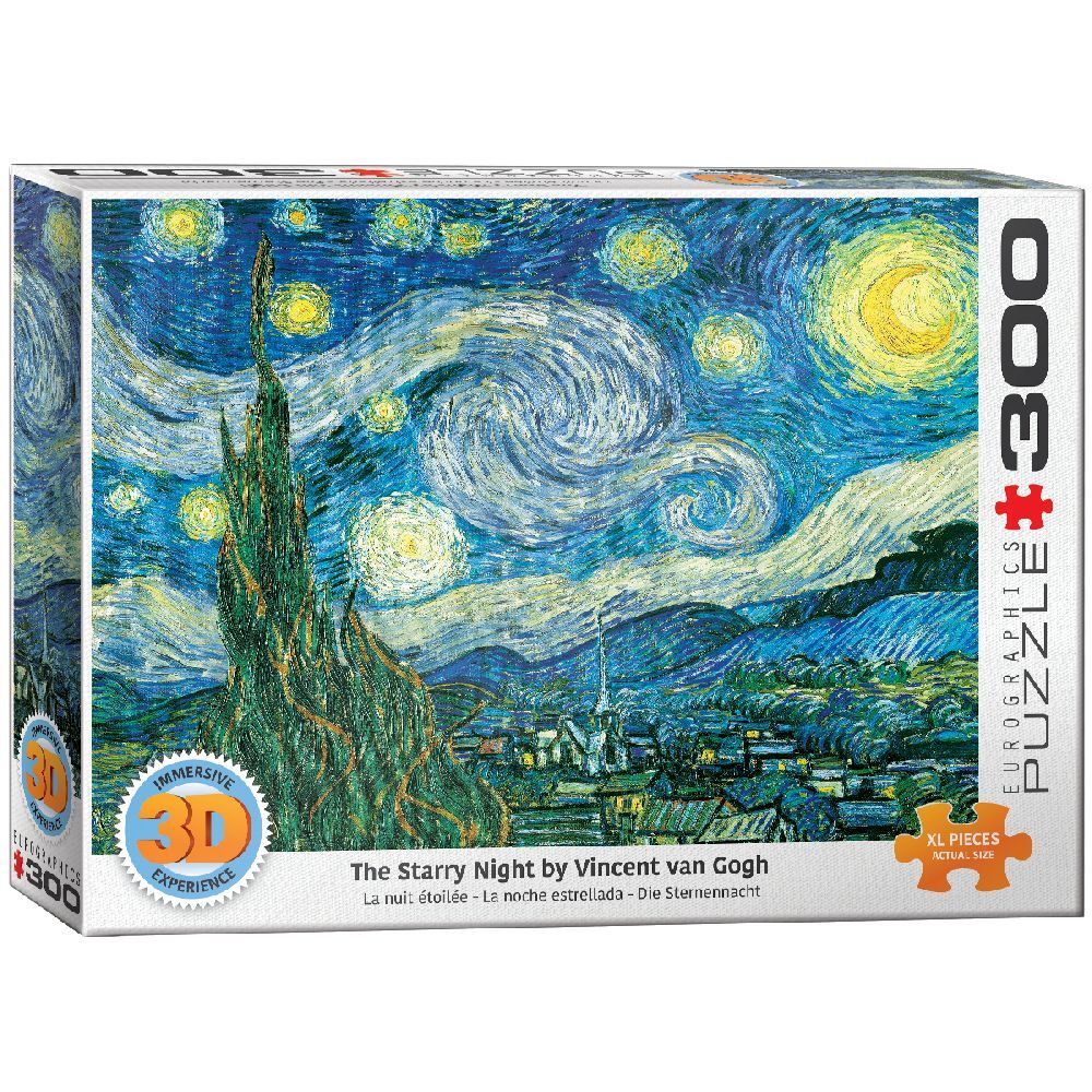 3D - Sternennacht von Vincent van Gogh (Puzzle) main product photo
