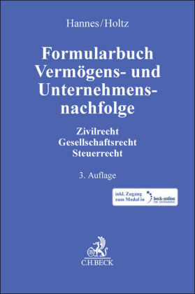 Formularbuch Vermögens- und Unternehmensnachfolge, m. 1 Buch, m. 1 Online-Zugang