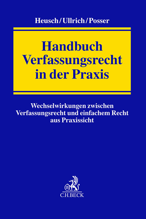 Handbuch Verfassungsrecht in der Praxis main product photo
