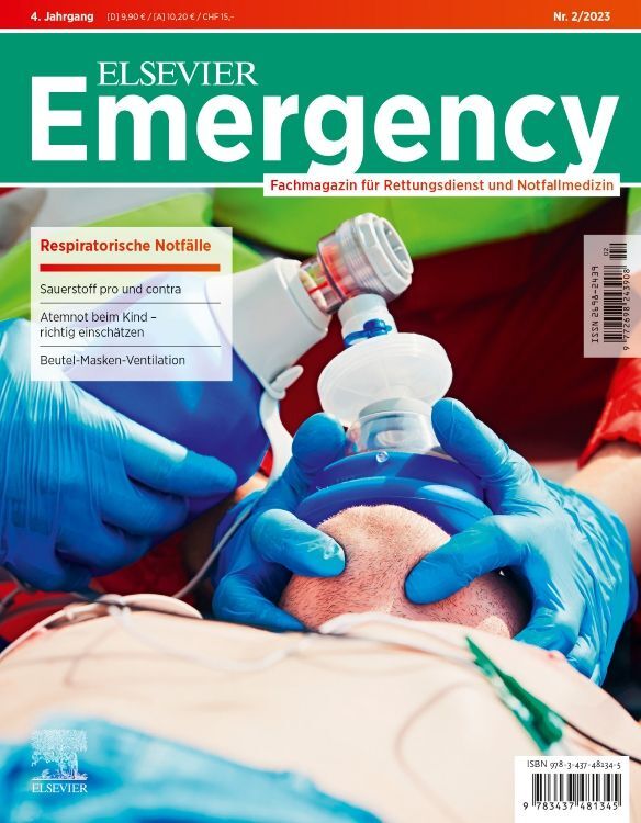 ELSEVIER Emergency. Respiratorische Notfälle. 2/2023 main product photo