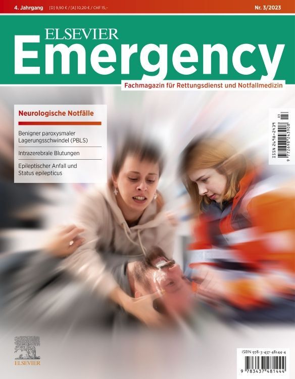 ELSEVIER Emergency. Neurologische Notfälle. 3/2023 main product photo