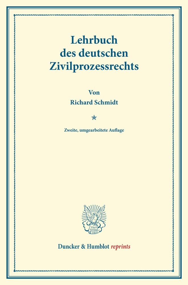 Lehrbuch des deutschen Zivilprozessrechts. main product photo