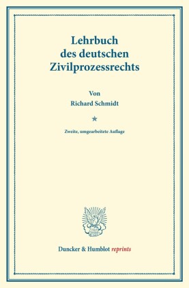 Lehrbuch des deutschen Zivilprozessrechts.