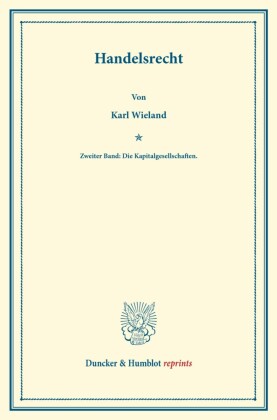 Handelsrecht.