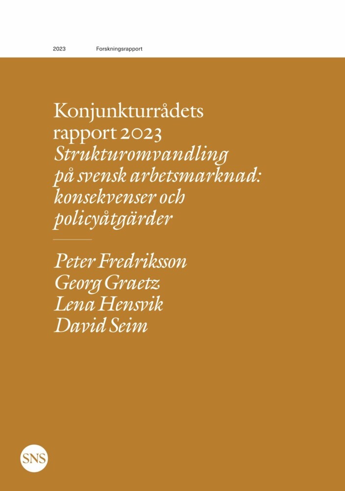 Konjunkturrådets rapport 2023 main product photo