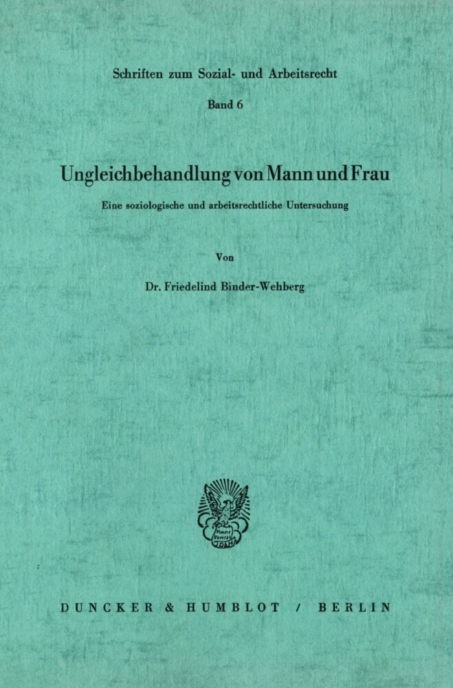 Ungleichbehandlung von Mann und Frau. main product photo