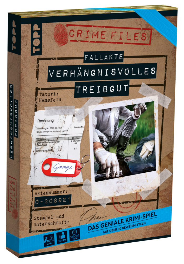Crime Files - Fallakte: Verhängnisvolles Treibgut - Das geniale Krimispiel mit über 30 Beweismitteln main product photo