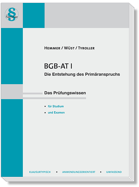 BGB AT I - Die Entstehung des Primäranspruchs main product photo
