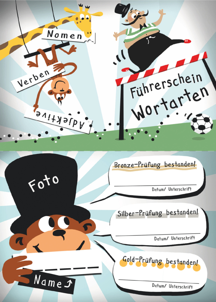 Wortarten - Klassensatz Führerscheine main product photo