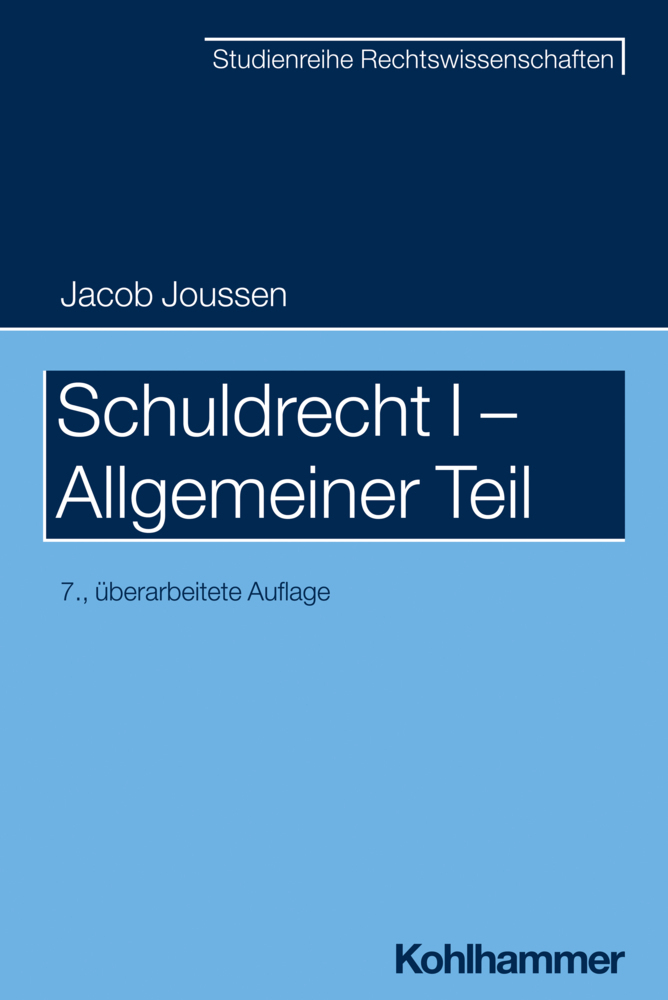 Schuldrecht I - Allgemeiner Teil main product photo