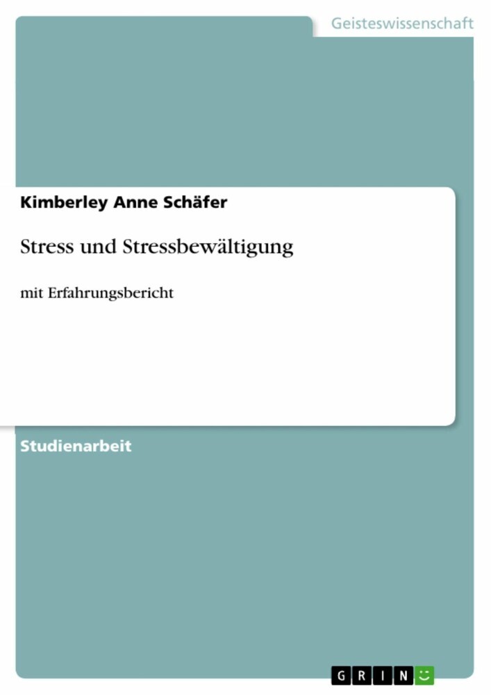 Stress und Stressbewältigung main product photo