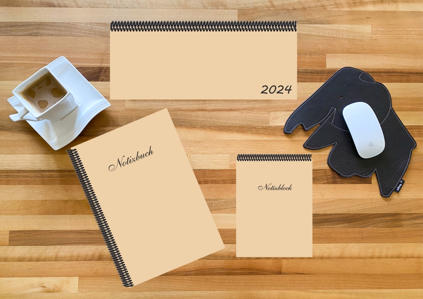 Schreibtisch-Set, m. 1 Kalender, m. 1 Beilage, m. 1 Beilage, 3 Teile main product photo
