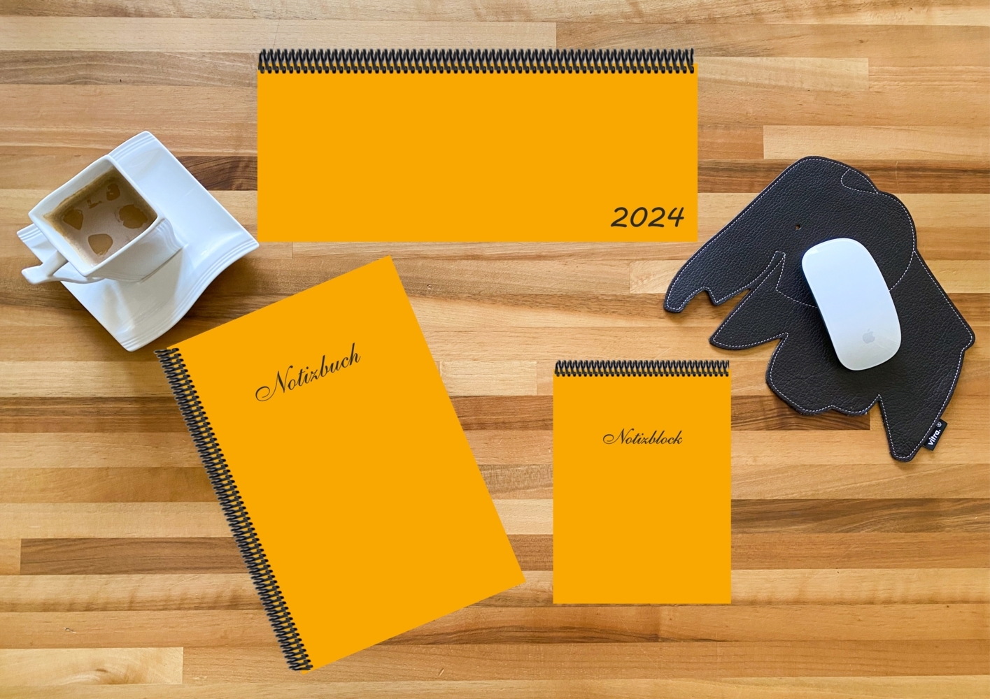 Schreibtisch-Set, m. 1 Kalender, m. 1 Beilage, m. 1 Beilage, 3 Teile main product photo