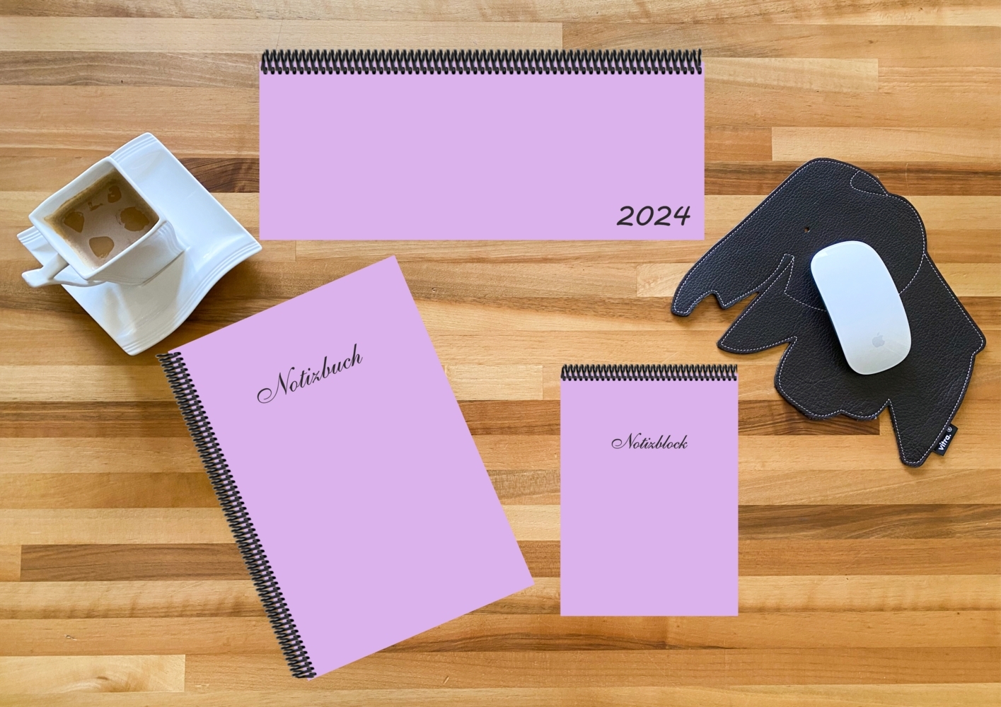Schreibtisch-Set, m. 1 Kalender, m. 1 Beilage, m. 1 Beilage, 3 Teile main product photo