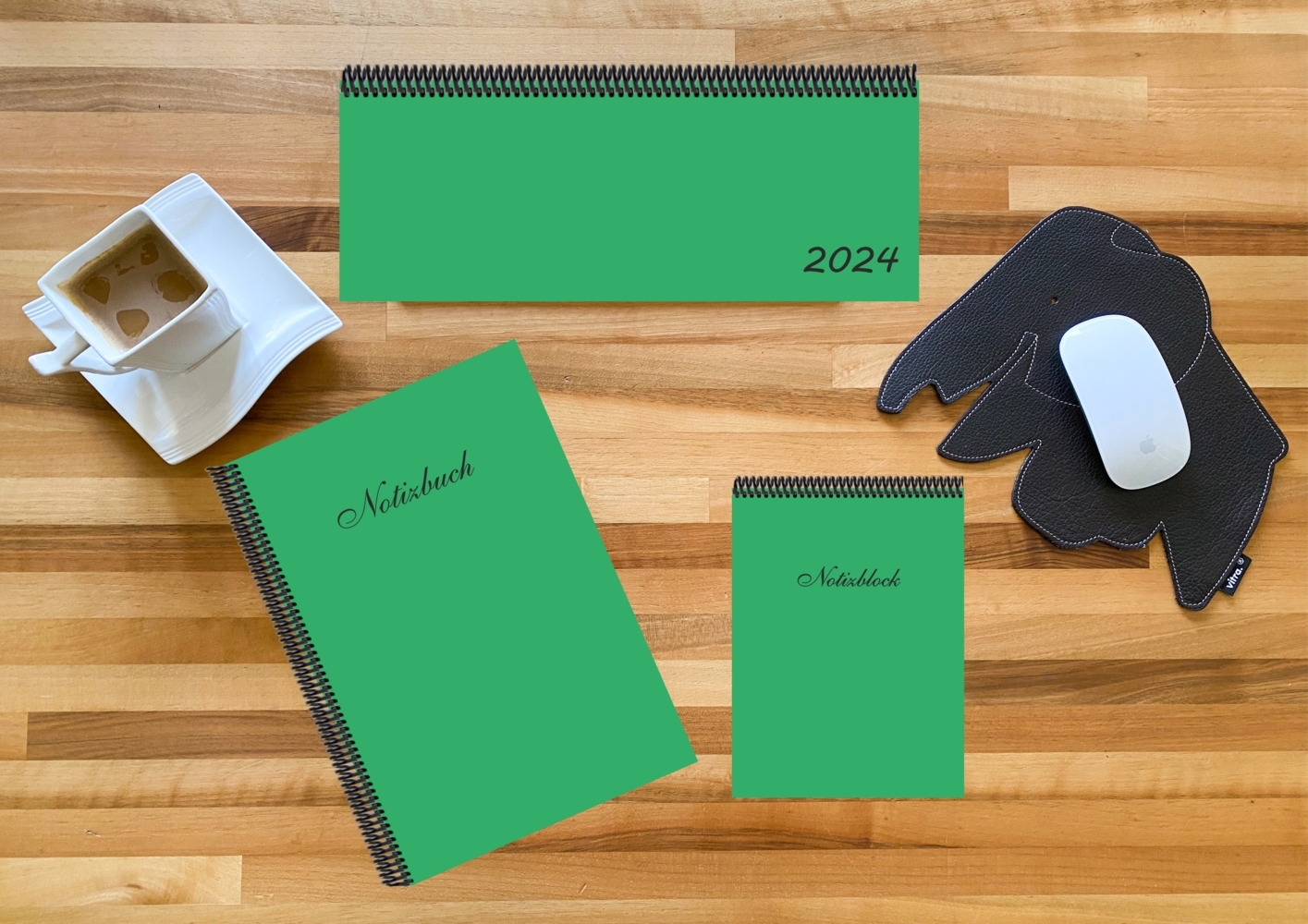 Schreibtisch-Set, m. 1 Kalender, m. 1 Beilage, m. 1 Beilage, 3 Teile main product photo