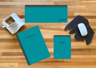 Schreibtisch-Set, m. 1 Kalender, m. 1 Beilage, m. 1 Beilage, 3 Teile