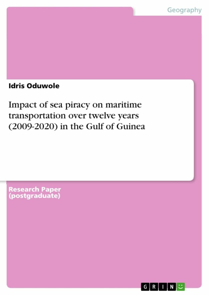 Impact of sea piracy on maritime transportation over twelve years (2009-2020) in the Gulf of Guinea main product photo