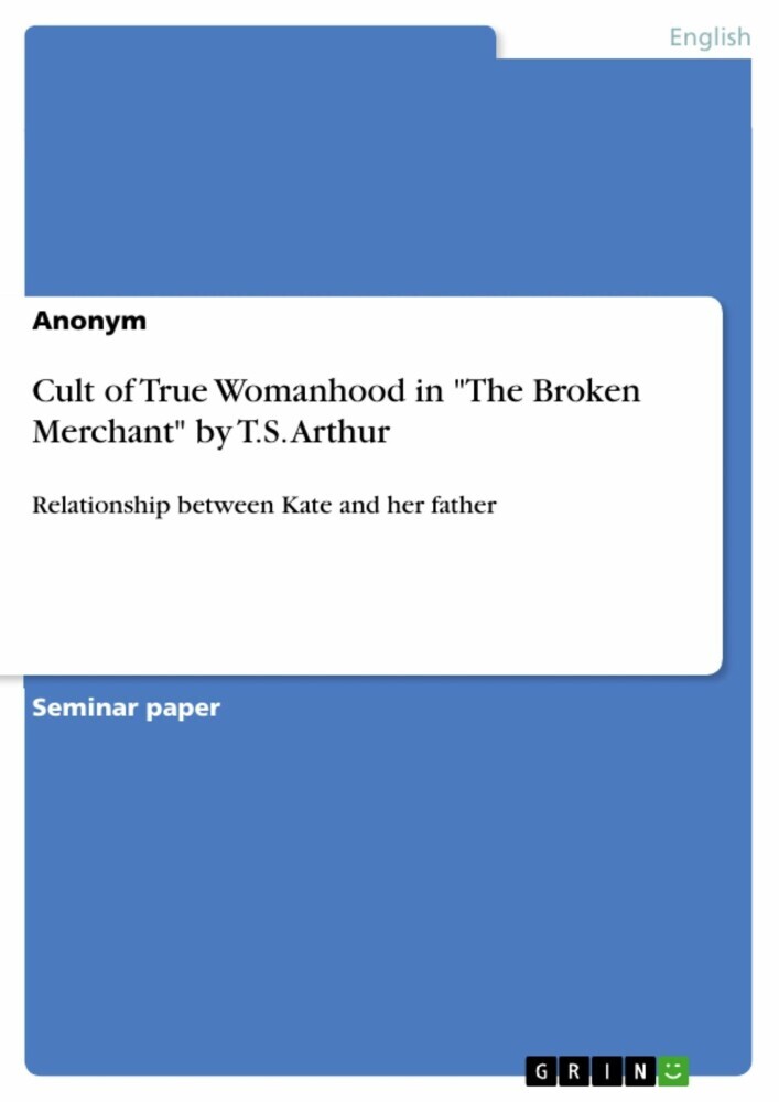 Cult of True Womanhood in 'The Broken Merchant' by T.S. Arthur main product photo