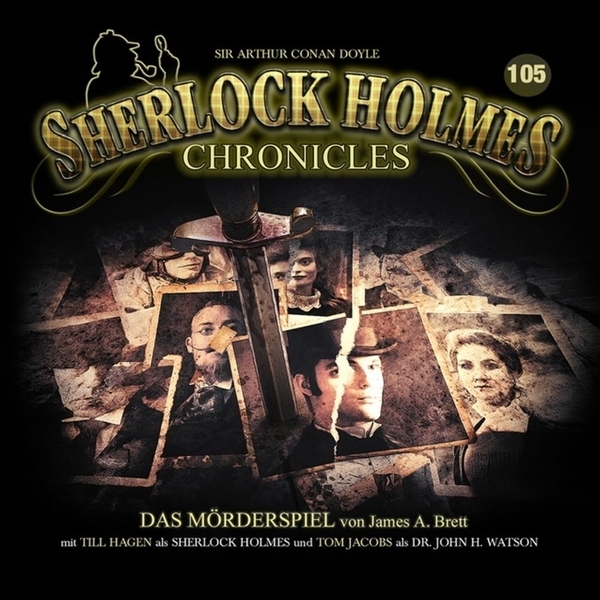 Sherlock Holnes Chronicles - Das Mörderspiel. Folge.105, 1 Audio-CD main product photo