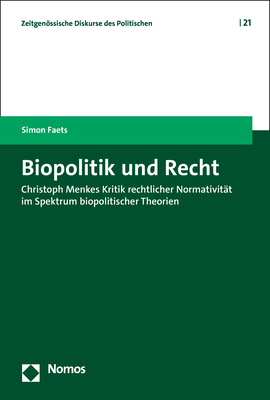 Biopolitik und Recht main product photo