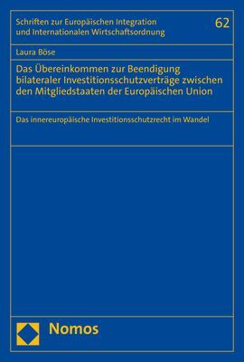 Das Übereinkommen zur Beendigung bilateraler Investitionsschutzverträge zwischen den Mitgliedstaaten der Europäischen Union main product photo