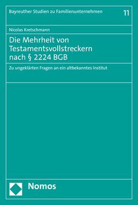 Die Mehrheit von Testamentsvollstreckern nach § 2224 BGB main product photo