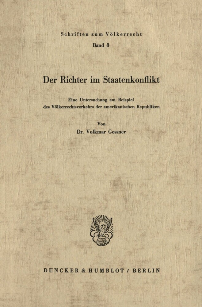 Der Richter im Staatenkonflikt. main product photo