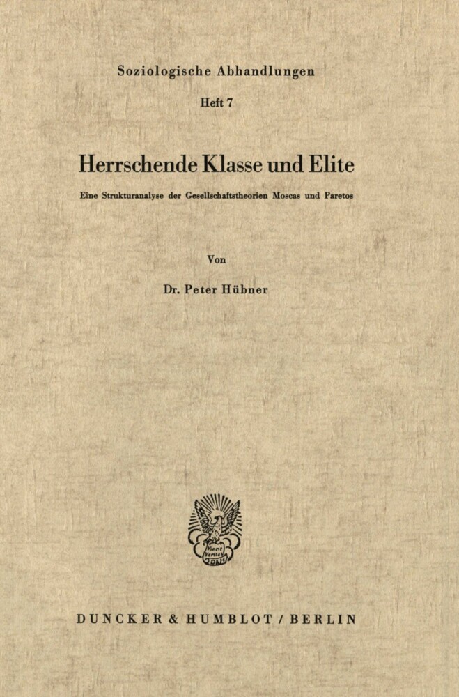 Herrschende Klasse und Elite. main product photo