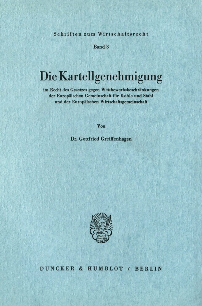 Die Kartellgenehmigung main product photo