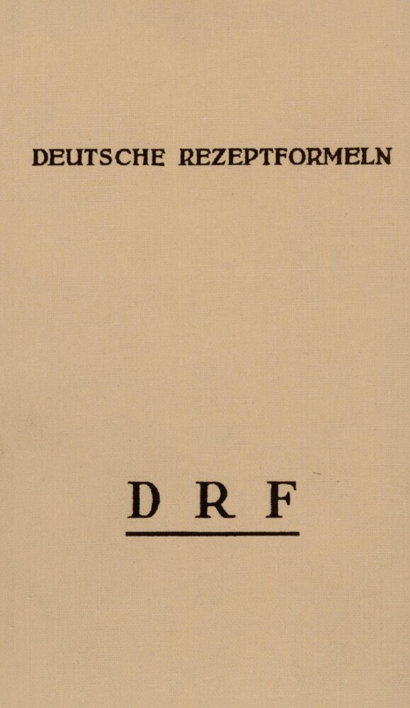 Deutsche Rezeptformeln, DRF. main product photo
