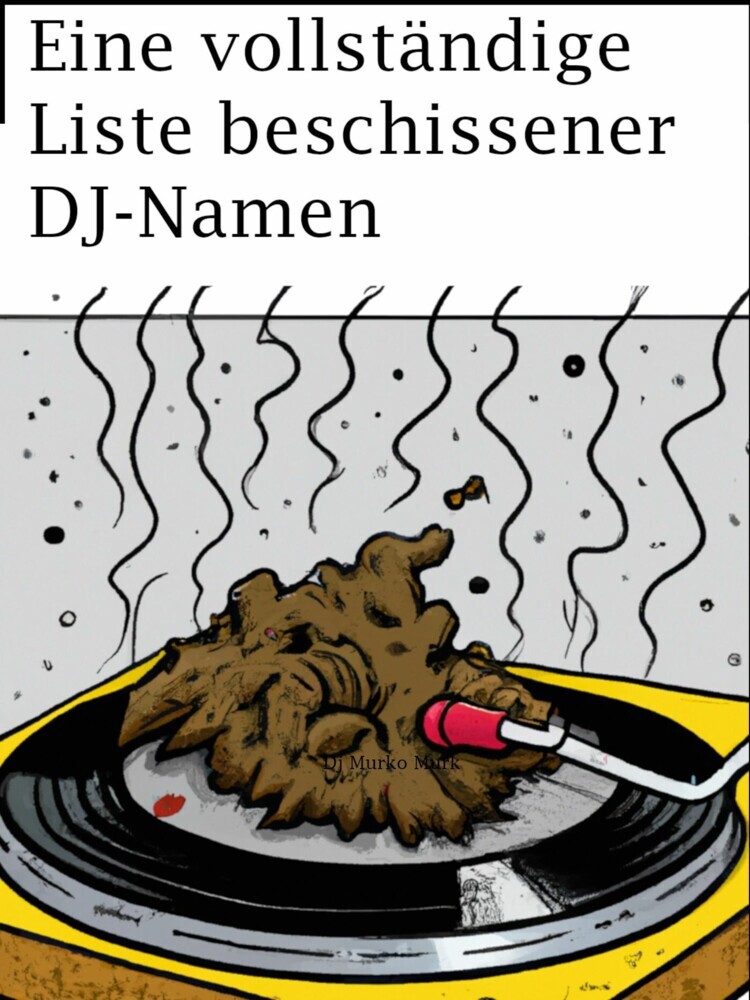 Eine vollständige Liste beschissener DJ-Namen main product photo