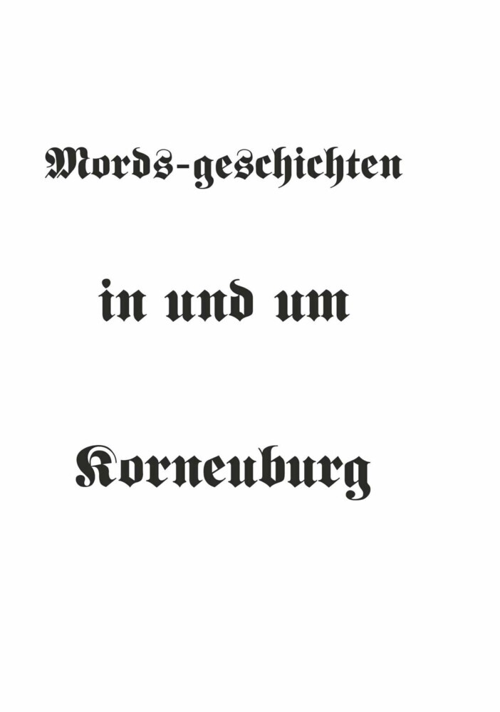 Mords-geschichten in und um Korneuburg main product photo