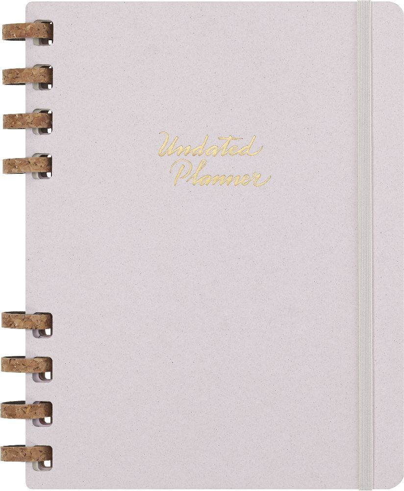 Moleskine Undatierter Life Kalender mit Spiralbindung, XL 19X25, Crush Grape main product photo