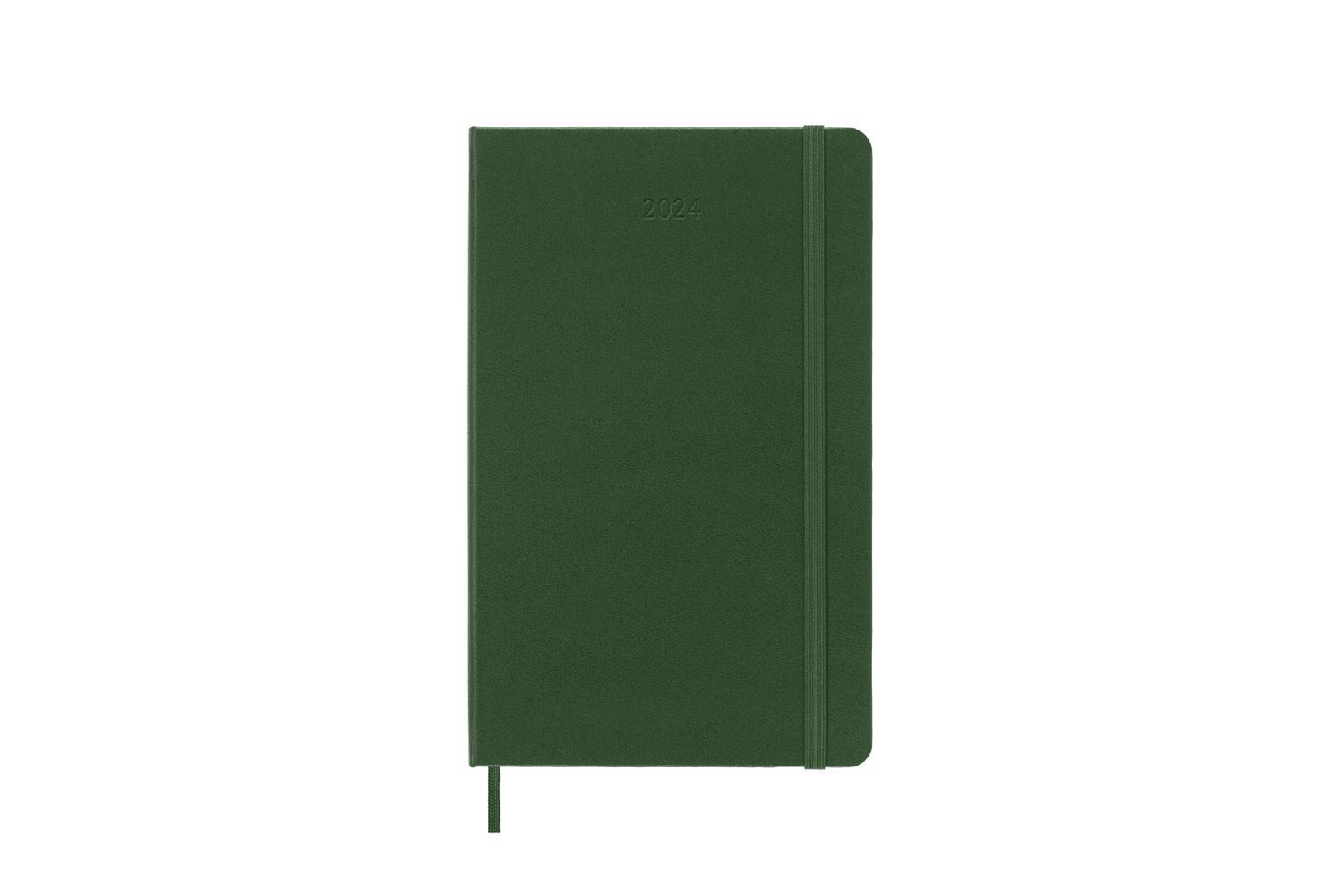 Moleskine 12 Monate Tageskalender 2024, Large/A5, Myrtengrün main product photo